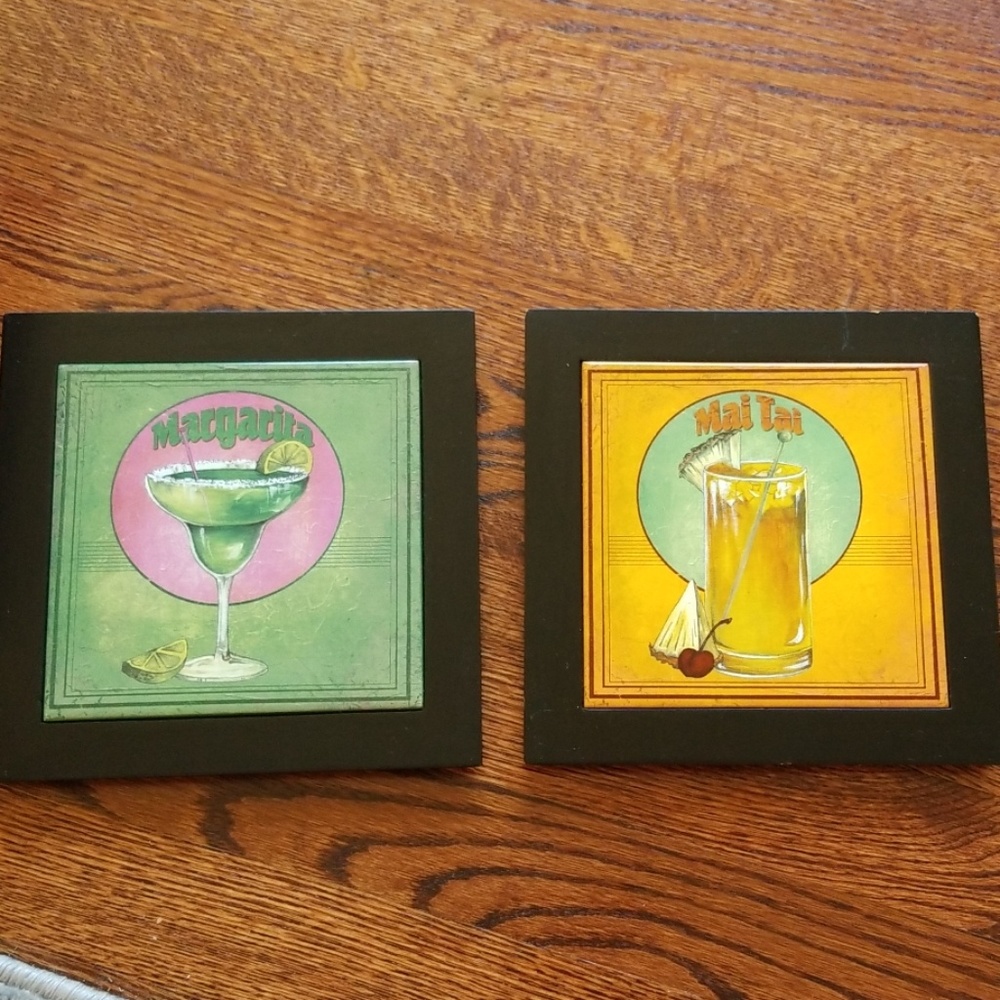 Cocktail Wall Art/ Hot Plate